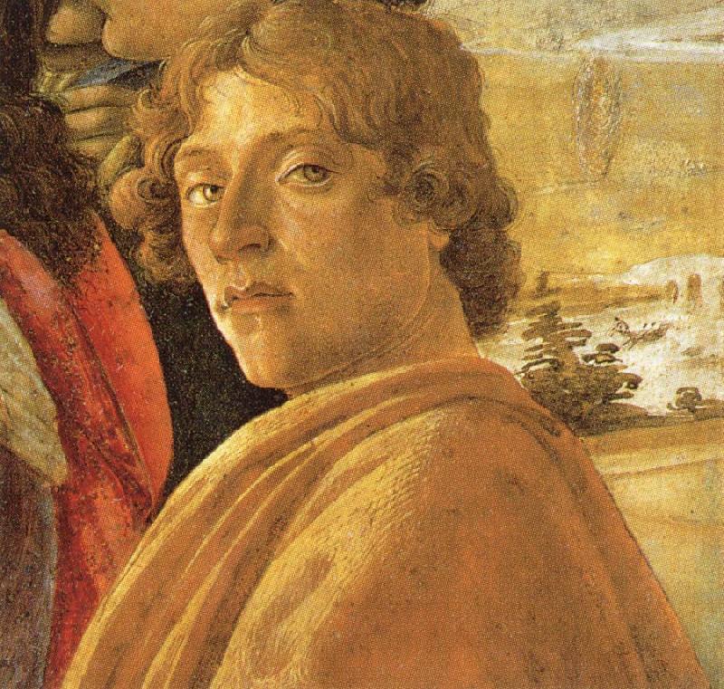 Sandro Botticelli Self-Portrait oil painting picture